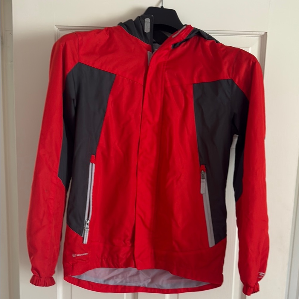 Champion kid's Red and Gray Windbreaker Jacket